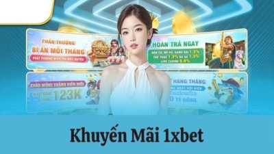 Khuyến mãi 1XBET - Tặng thưởng 300k vào mỗi thứ 2 hàng tuần